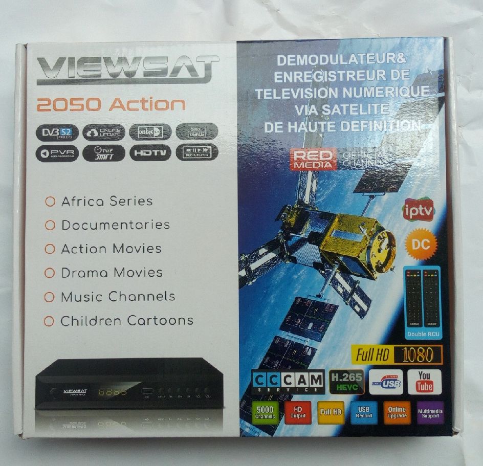 HEVC265 Satellite HD RF Full HD Decoder