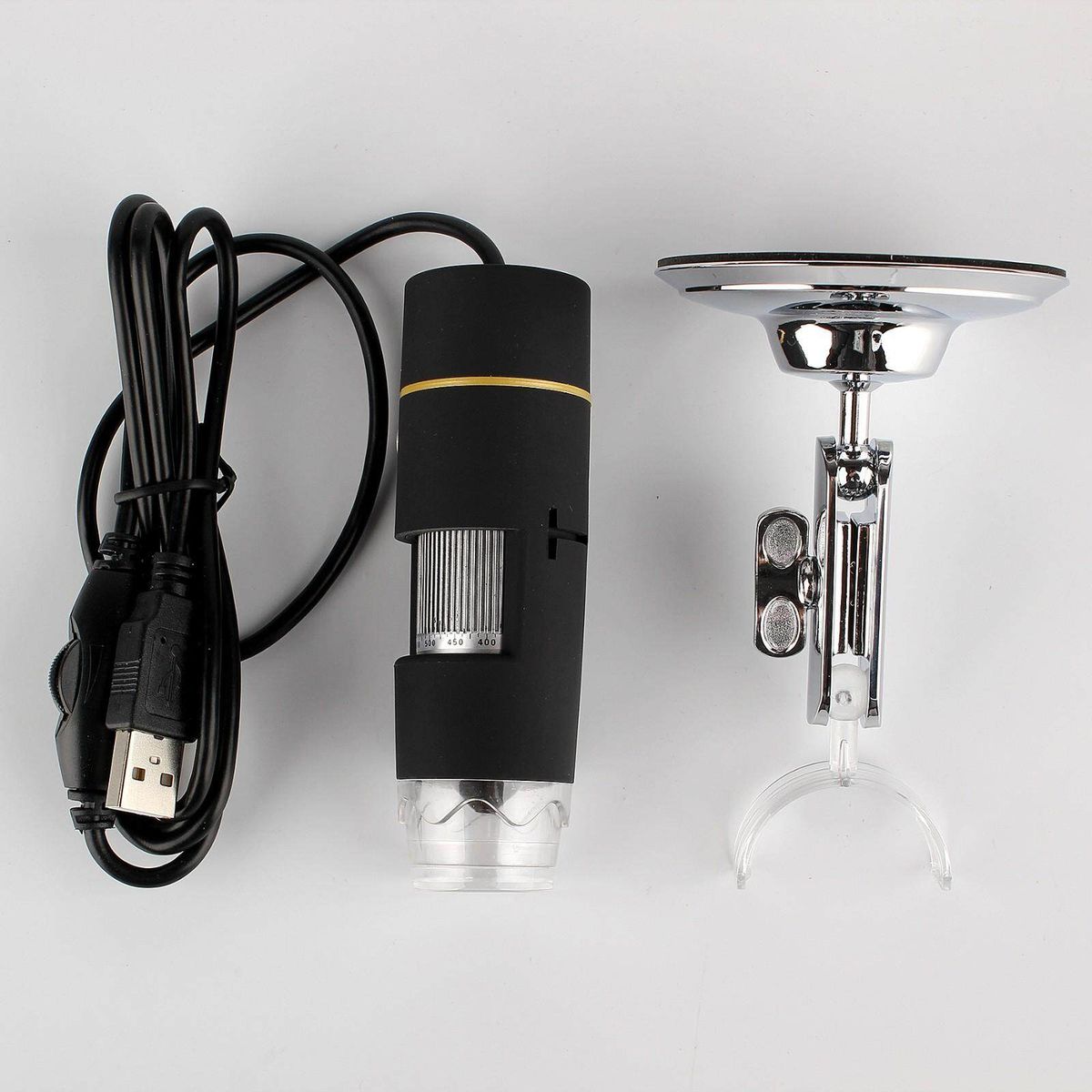 S2 USB 8 LED 1X-500X Digital Microscope Endoscope Magnifier Video Camera Real 2MP 2 Megapixel