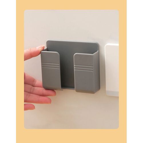 Wall Mount Cell Phone Charger And Remote Holder
