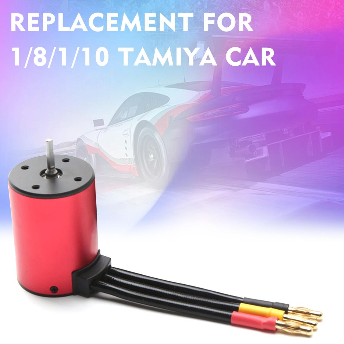 S3650 4300KV Brushless Motor 60A Brushless ESC XT60 Plug Programming Card Replacement for 1/8/1/10 Tamiya Car