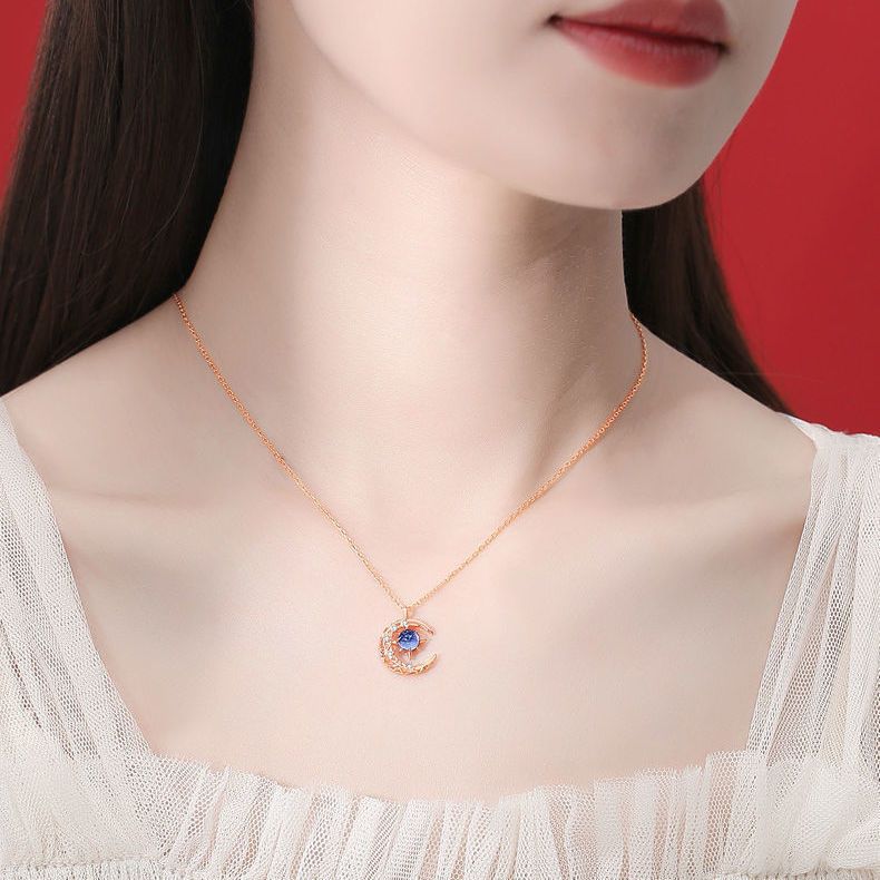Dream Fall Star Moon Senior Sense Gift Necklace