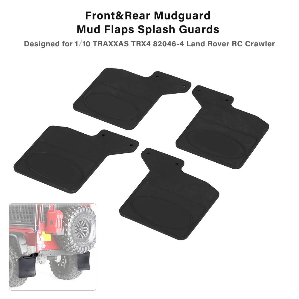 4pcs Front   Rear Mudguard Mud Flaps Splash Guards Set For