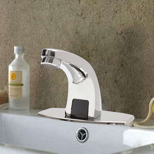 Tap Infrared Hand Free Water Bathroom Basin Faucet