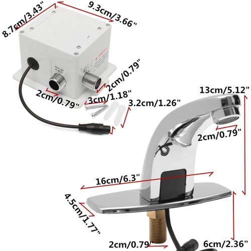 Tap Infrared Hand Free Water Bathroom Basin Faucet