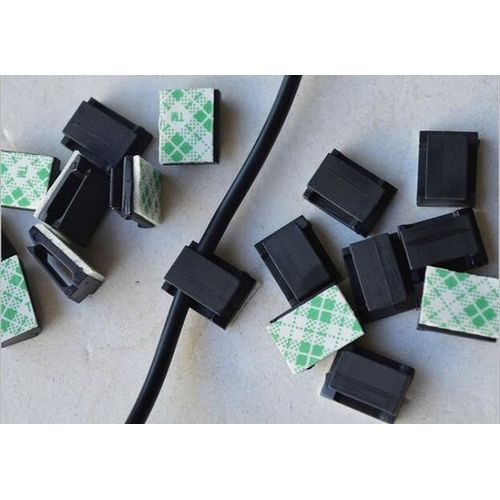 10pcs ADHESIVE CABLE WIRE ORGANIZER CLIPS