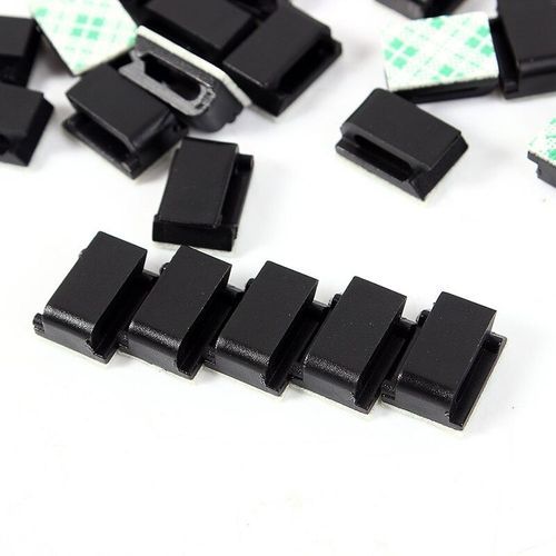 10pcs ADHESIVE CABLE WIRE ORGANIZER CLIPS
