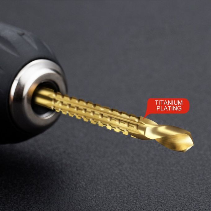 Titanium  Oated Drill Bit Set  Ral S Rew Metri   Omposite Tap Twist Drill-gold