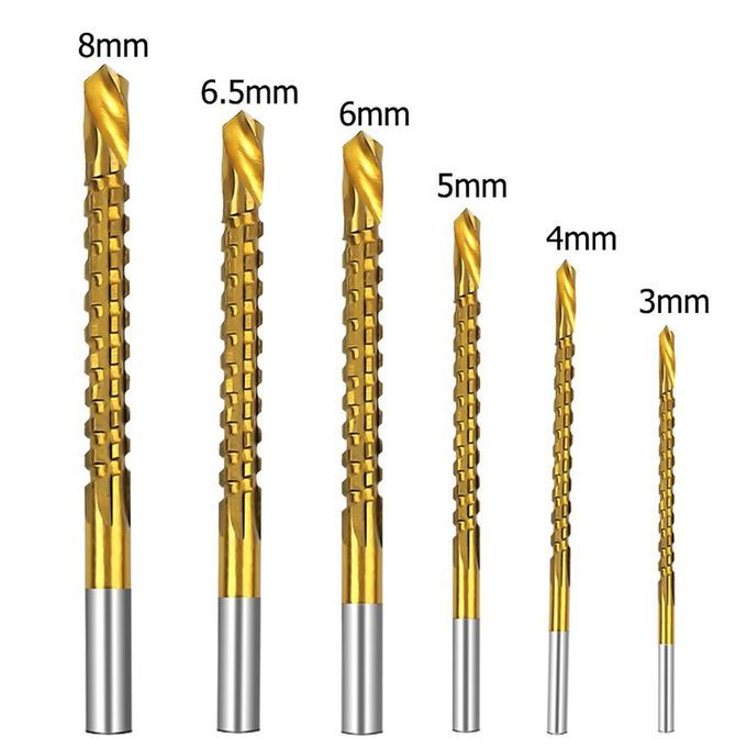 Titanium  Oated Drill Bit Set  Ral S Rew Metri   Omposite Tap Twist Drill-gold
