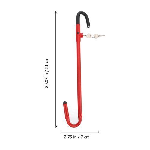 Car Steering Wheel Lock Pedal Clutch Lock Retractable Brake Lock Stainless High Anti-Theft Lock