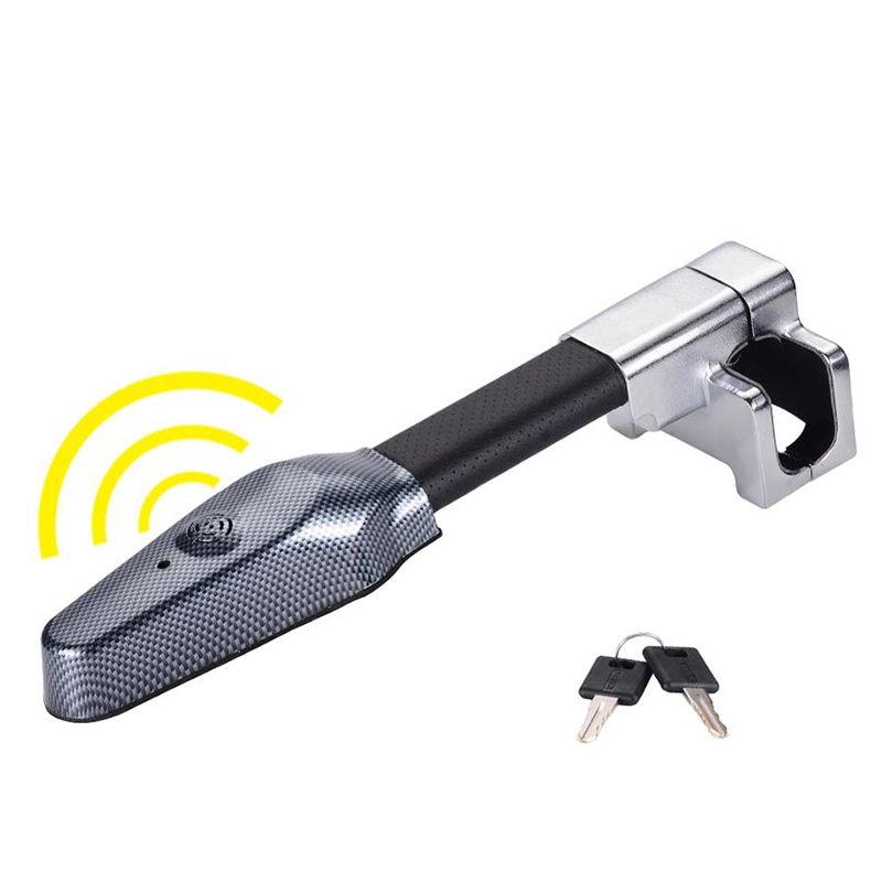 Car Steering Wheel Lock Universal Security Car Anti Theft Safety Alarm Lock Retractable Anti Theft