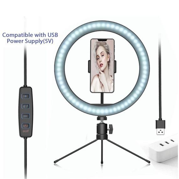 26 cm photo stand LED light tripod ring light Youtube live video studio FH-019 selfie light