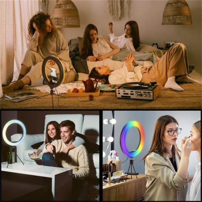 26 cm photo stand LED light tripod ring light Youtube live video studio FH-019 selfie light