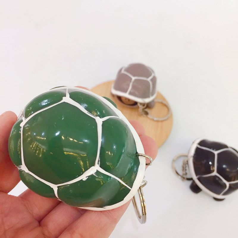 Lovely PVC Pop Out Head Turtle Squeeze Stress Relieve-Black