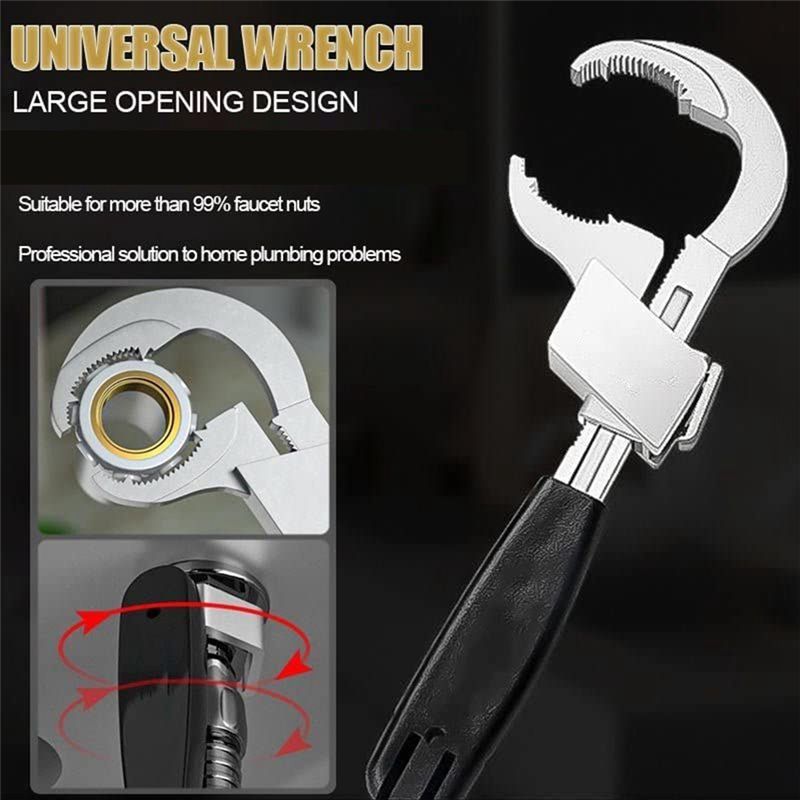 Universal Adjustable Double Ended Wrench - Multifunctional