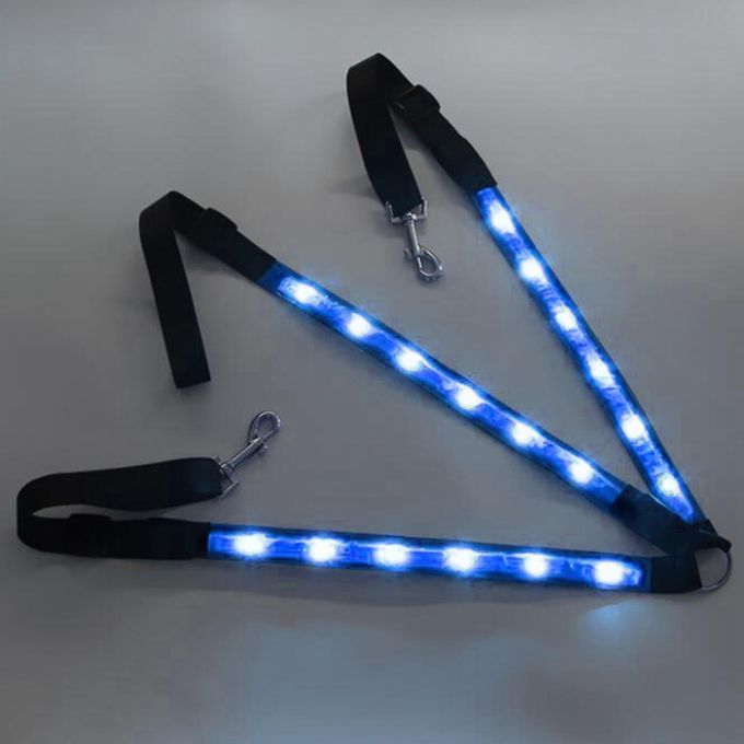 LED Horse Breastplate Collar Harness 3 Lighting Modes Night Blue