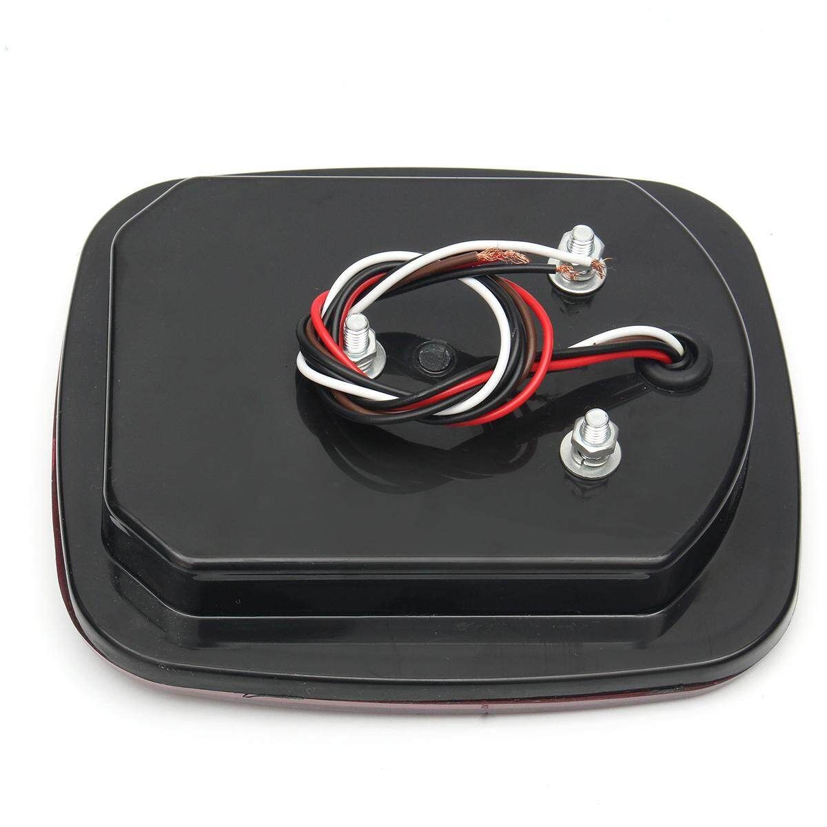 Universal 16 LED Stop Tail Turn Signal Backup Clearance Marker Light Red/White