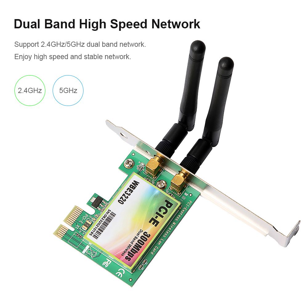 Wireless LAN Card WiFi Network Card With High-gain Antennas