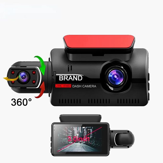 Car Dash Cam Video Recorder HD 1080P Dual Lens