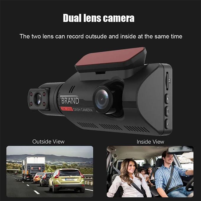 Car Dash Cam Video Recorder HD 1080P Dual Lens