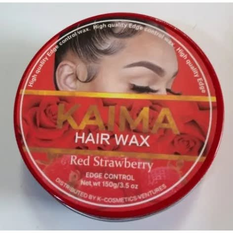Kaima Hair Wax Edge Control Gel - Red Strewberry - 150g