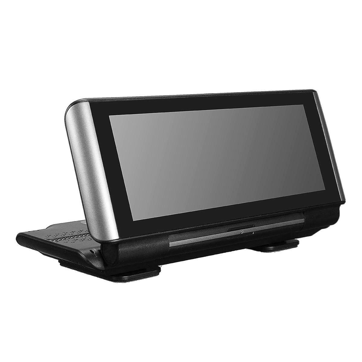 WiFi 7'' HD 1080P Android Car DVR Dual Camera Dash-Cam Rear View Recorder GPS