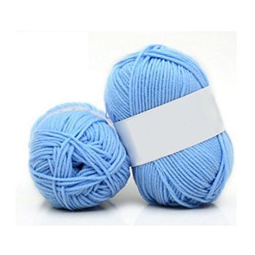 KNITTING/ CROTCHET WOOL AND YARN (BLUE)-8 PIECES