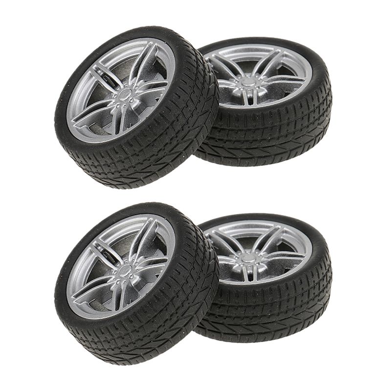 4x Simulation Rubber DIY RC Car Vehicle Toys Tire Tyre Supplies 40mm