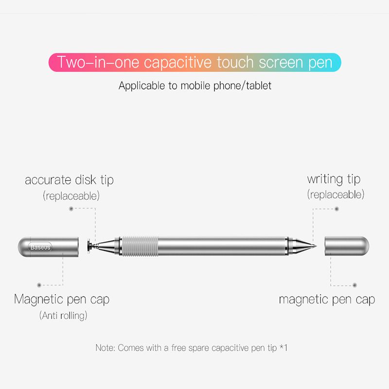 Baseus 2in1 Capacitive Stylus Pen For Ipad Pro Air