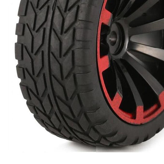 Pack Of 4 Rubber Tires Tires Tires Rim Wheel  12 Mm Suitable For