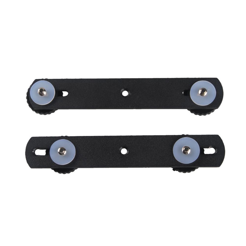 Double Flash Bracket 1/4" Mounting Screw for Speedlite Video Light Hand Grip Camera Hot Shoe