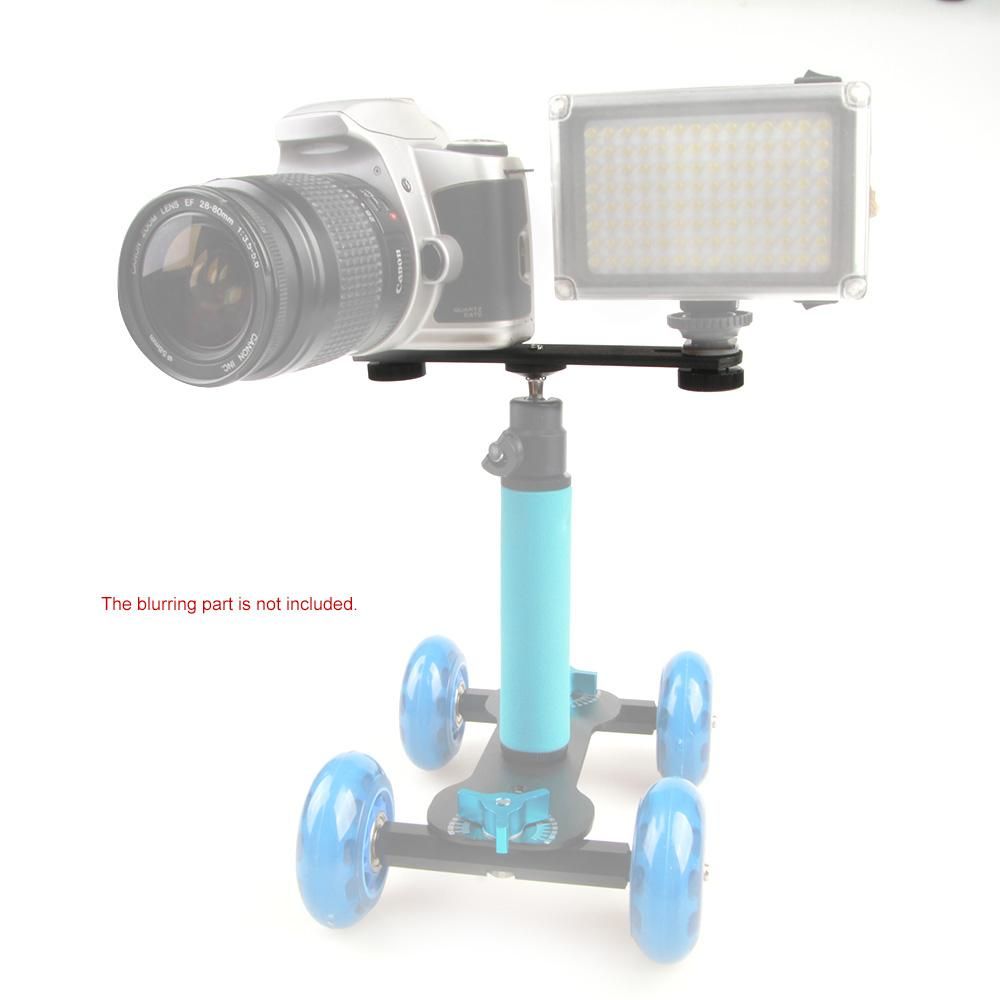 Double Flash Bracket 1/4" Mounting Screw for Speedlite Video Light Hand Grip Camera Hot Shoe