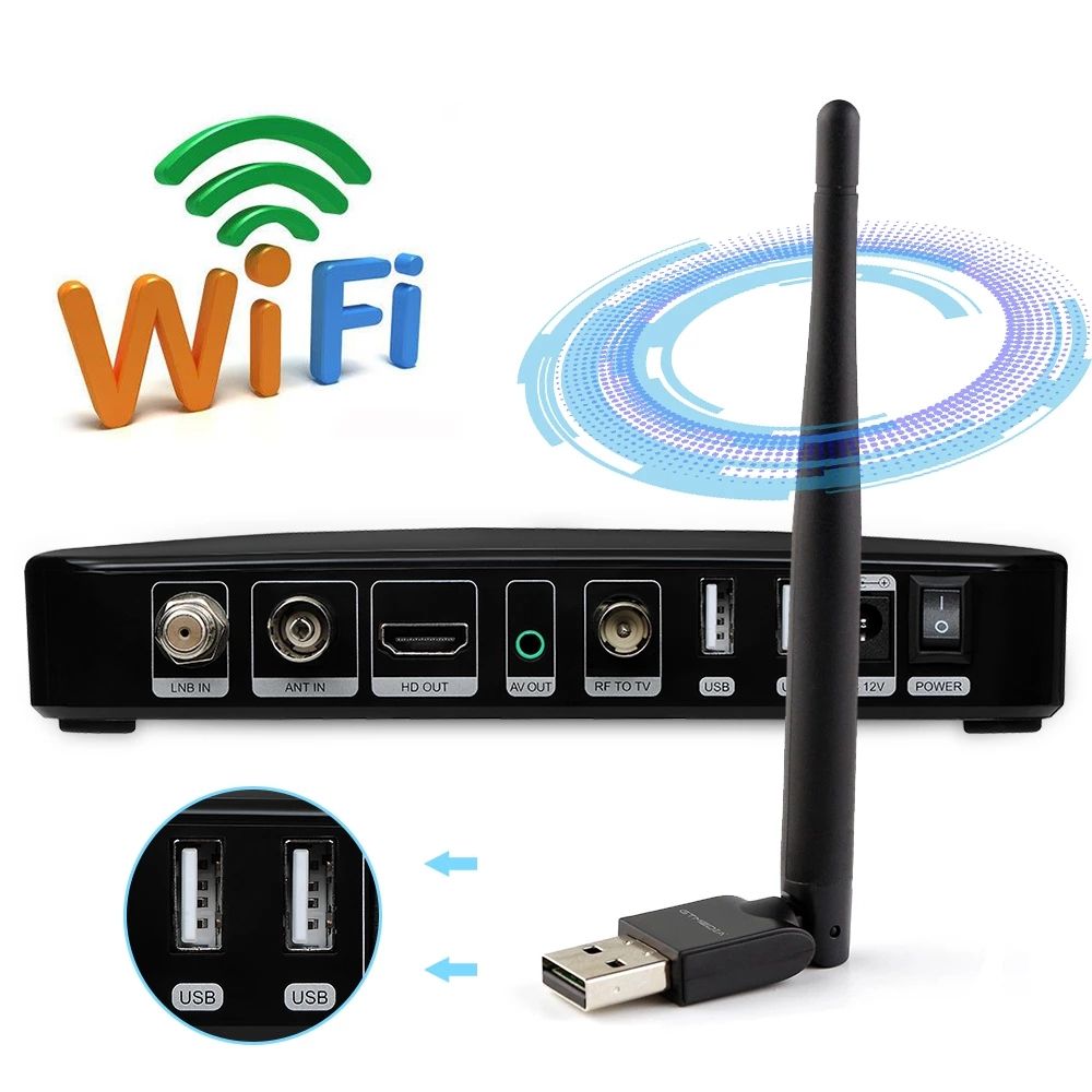 GTmedia V7 Pro Combo-S/S2/S2X+T/T2 Satellite Receiver