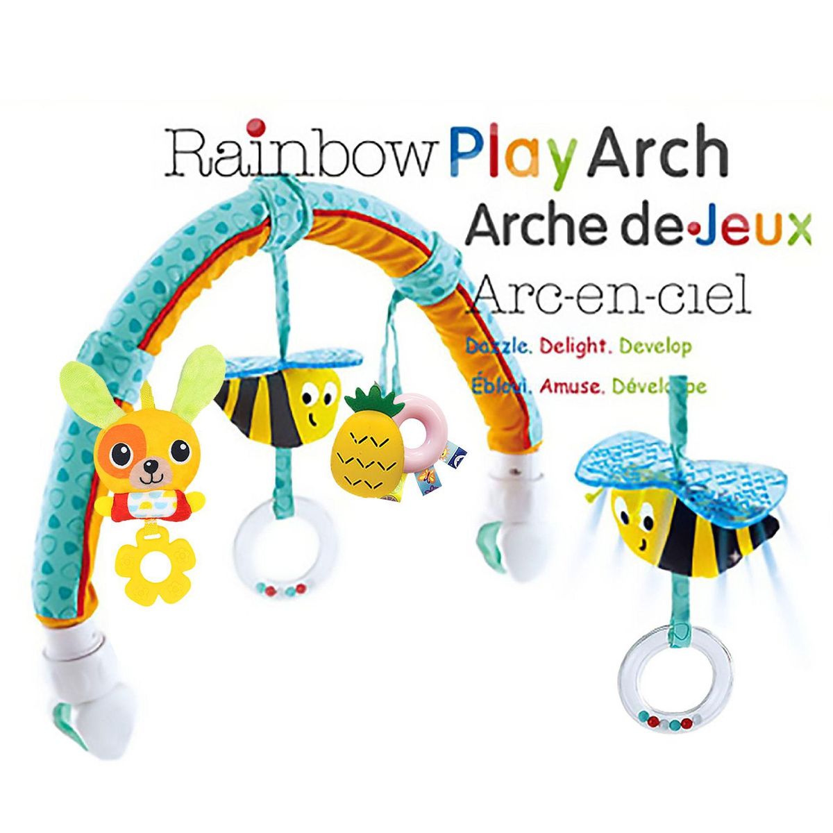 Crib around the bed bell bed hanging cart pendant music plush bedside bell rattle baby car clip MAP animal bed clamp