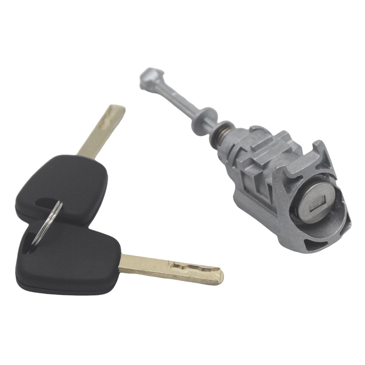 Front Left Door Lock Cylinder Barrel with 2 Keys for 407 C4 2004-2011 2006-2008