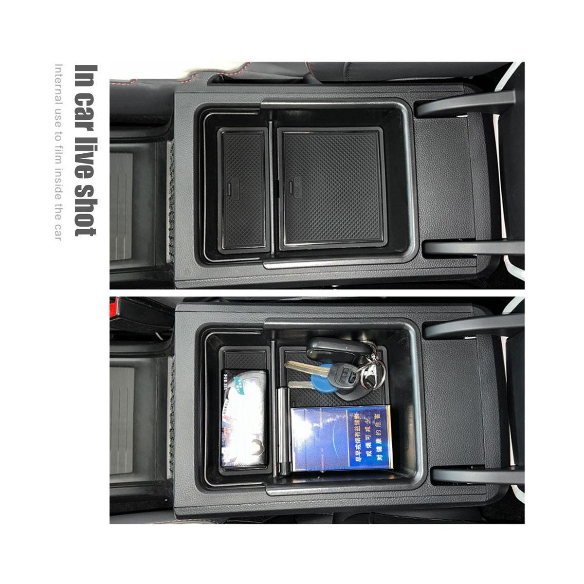 Car Central Armrest Storage Box for MG 4 MG4 EV MuLan 2023 Center Console Organizer Containers Tray Accessories