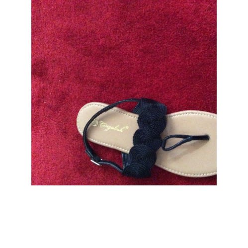 Black Fingalosh Sandals