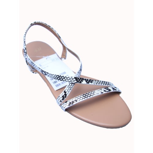 Ladies Animal Skin Print Sandals