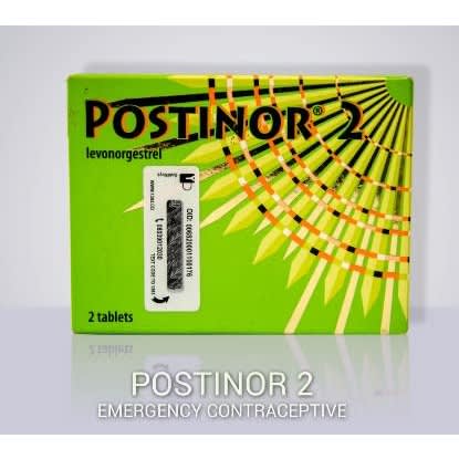 Postinor 2 Emergency Contraceptive - A roll of 12 packs
