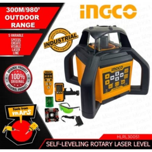 Ingco Laser Level Remote Control Rotary Self-levelling Hlrl30051