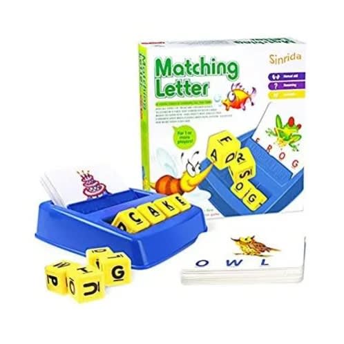 Matching Letter Game Educational Spelling Puzzle Game