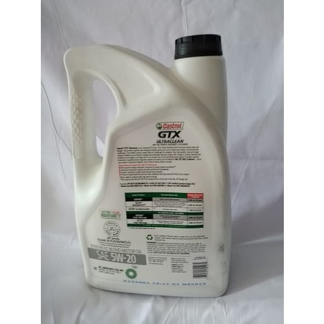 GTX Ultraclean Fully Synthetic Motor Oil SAE 5w-30 - 5Litres