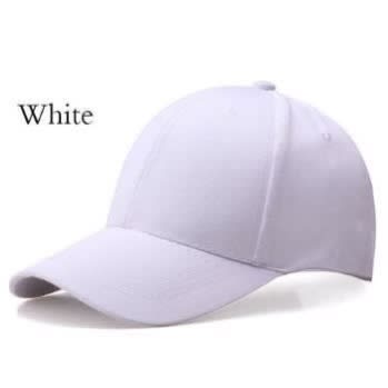 Plain Face Cap -White