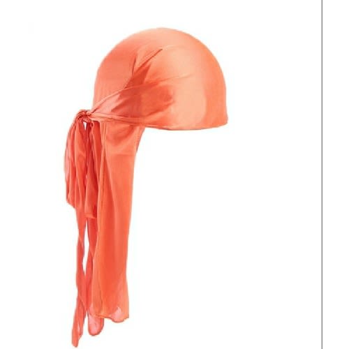 Silk Plain Durag- Orange