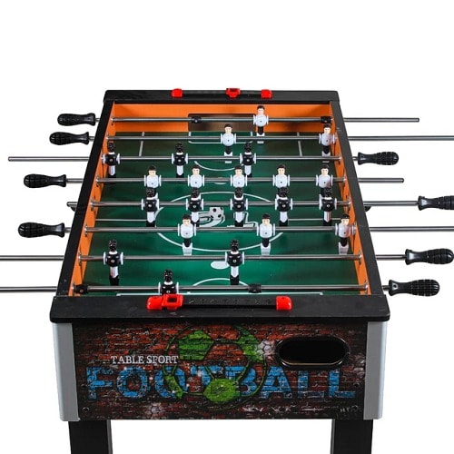 Soccer Table - Football W/ 2 Balls, Manual Score Sliders & Folding Drink Holder