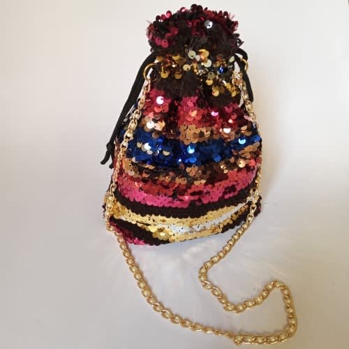 Drawstring Purse - Multicolor