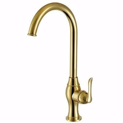 Single Kitchen Tap -Gold