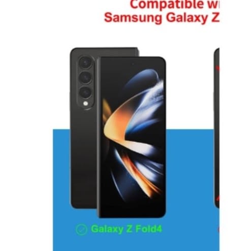 Full Case With Screen Protector For Samsung Galaxy Fold 4 - Black