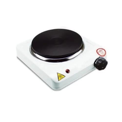 Single Electric Hot Plate - 1000w - White