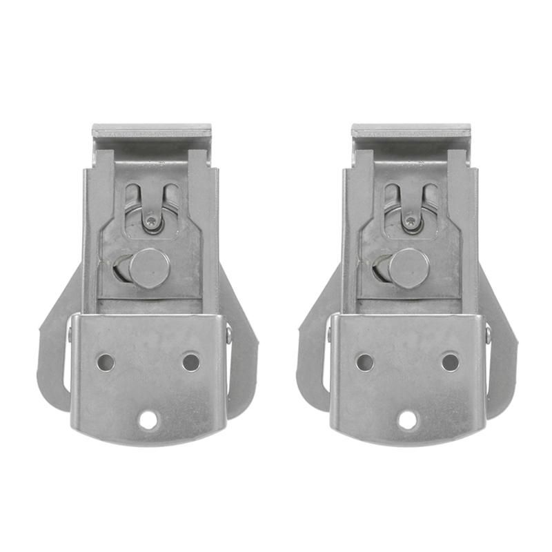 Stainless Steel Spring Loaded Small erfly Twist Latcherfly Lock with Retainerfor SuitcasesWooden Box2Pcs