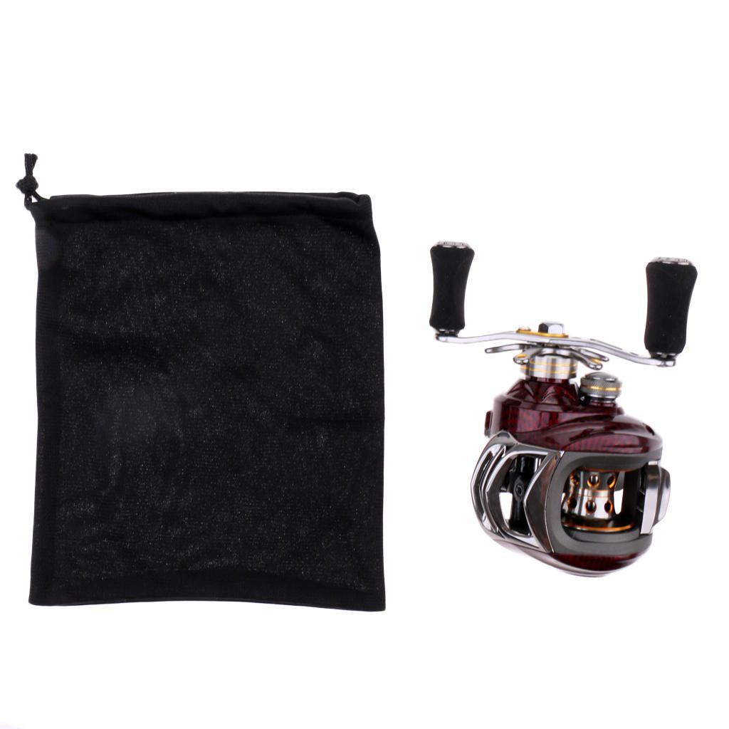 Baitcasting Reel 17+1 Stainless Steel Ball Bearings Dual Brakes